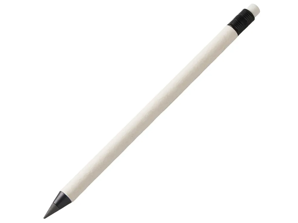 Вечный карандаш из тетра-паков с ластиком "Milkpen", молочный