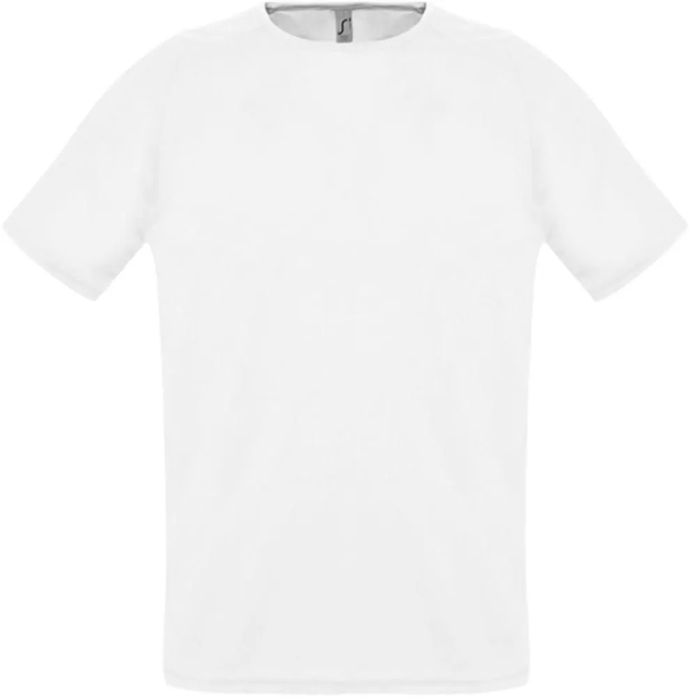 Футболка унисекс Sporty 140 белая, размер XXS