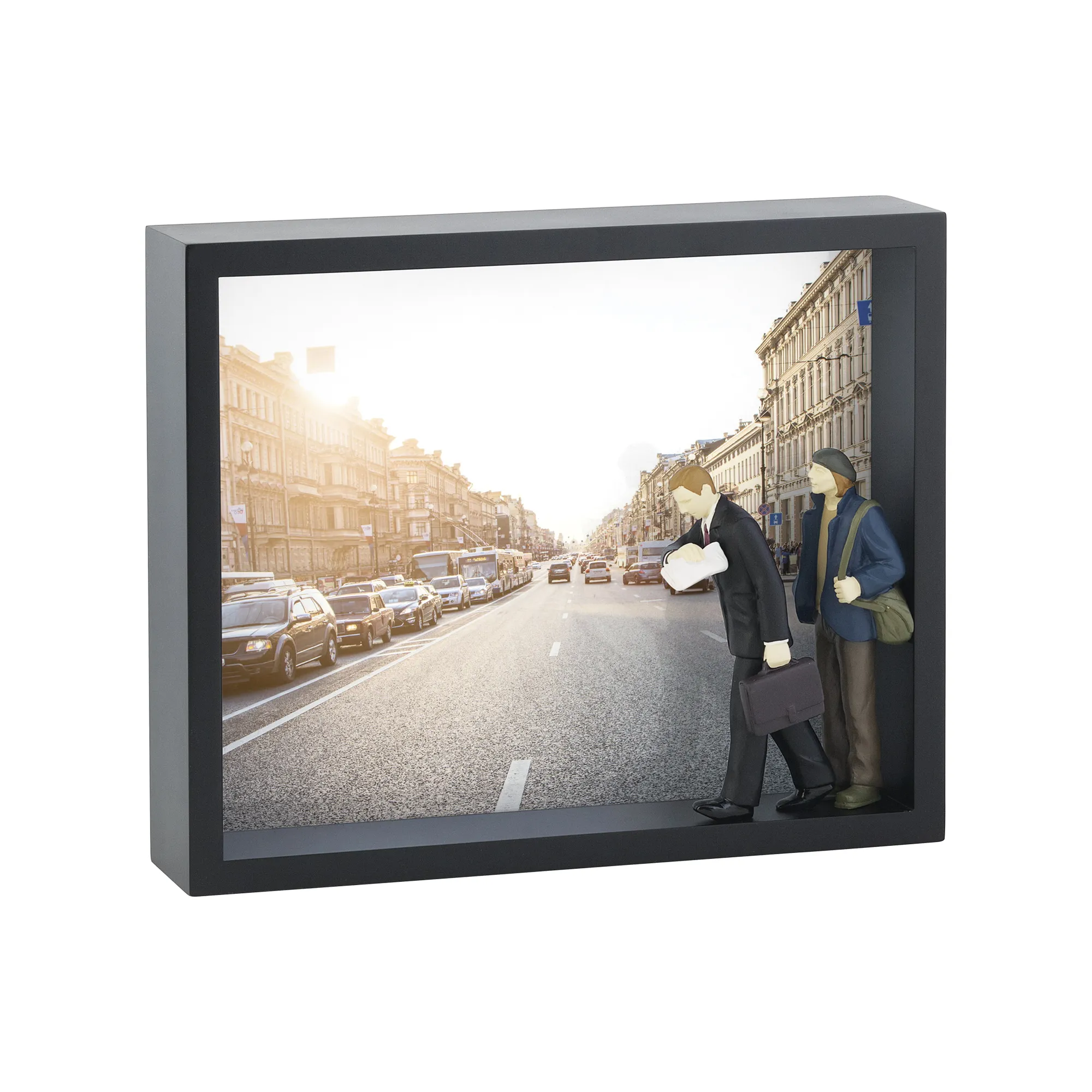 Фоторамка "Ритм большого города" черный