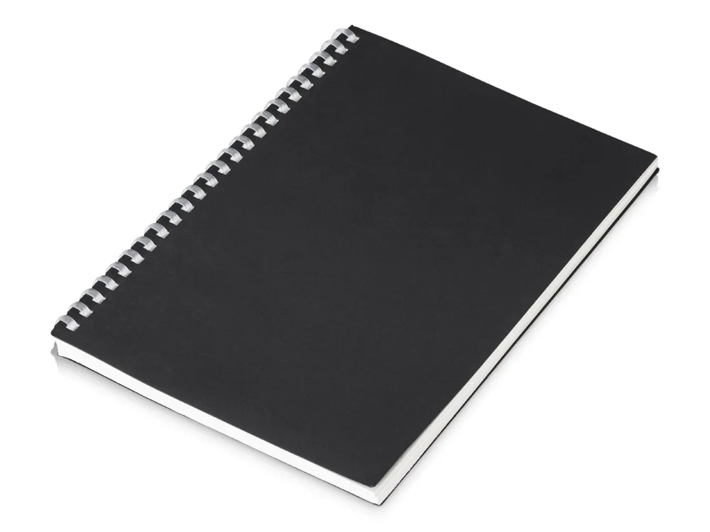 Блокнот на мягкой спирали А5 "Sahara", 60 листов 70 гр/м2, черный