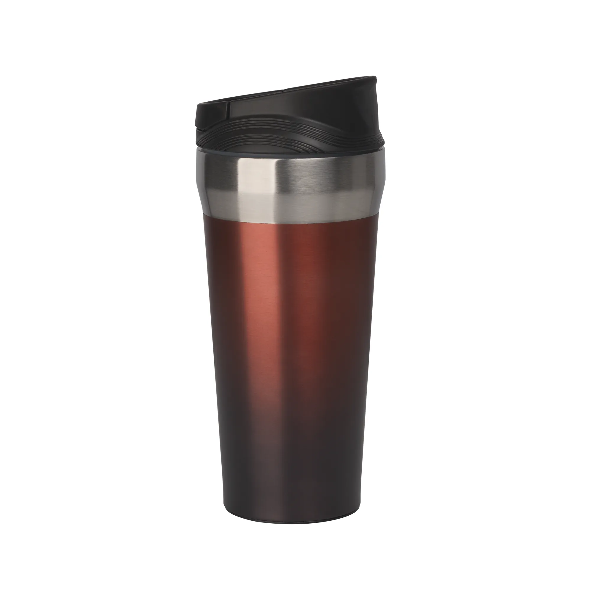 Термостакан с присоской "Константа" 420 мл черный с красным