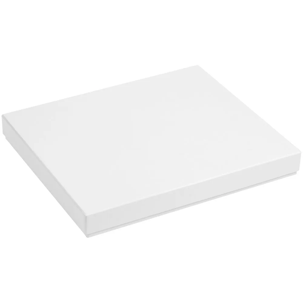 Коробка Overlap под ежедневник, аккумулятор и ручку, ver.2, белая