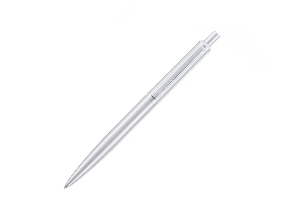Ручка шариковая Pierre Cardin GAMME Classic. Цвет - серебристый. Упаковка Е