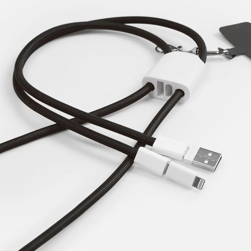 Кабель-ланьярд energyFlex Pro, черный