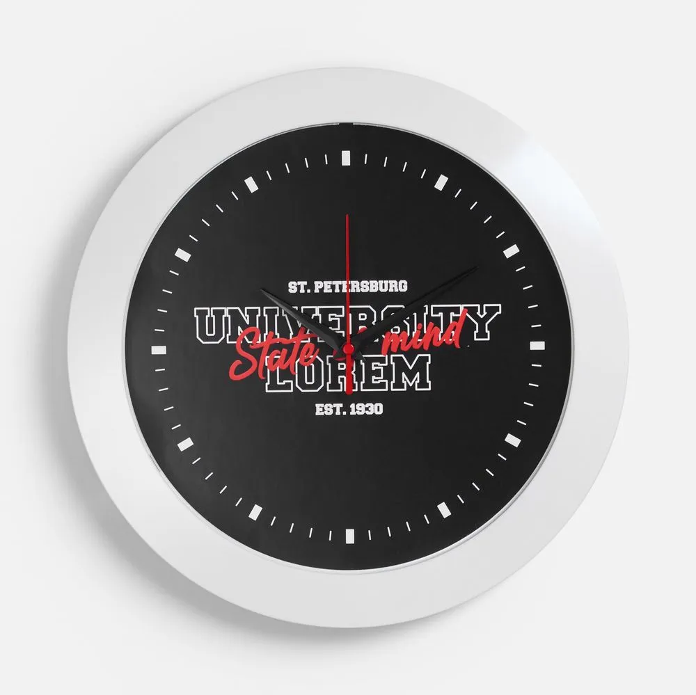 Часы настенные Vivid Large, белые