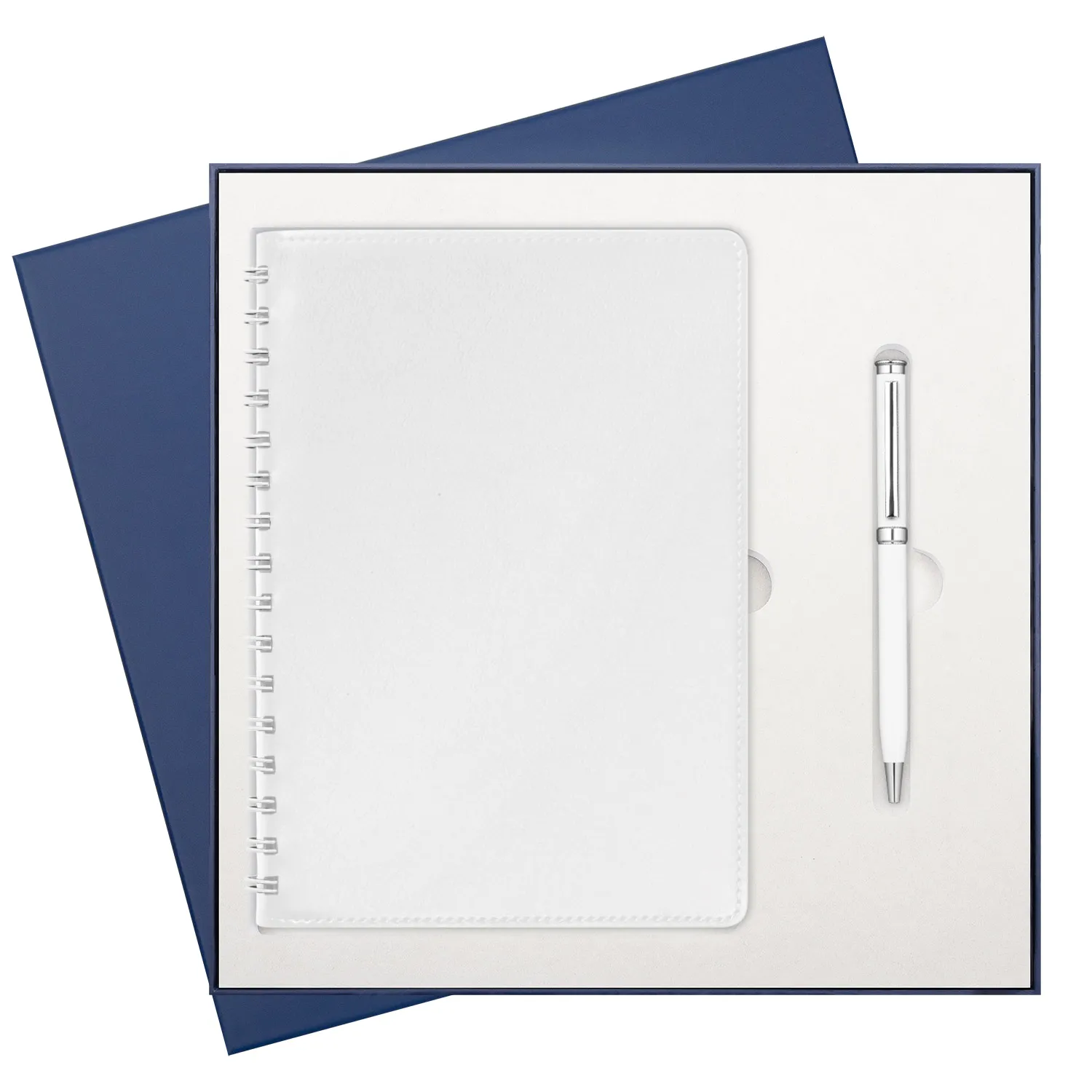 Подарочный набор Виста Нео (Vista Neo), белый (ежедневник, ручка)