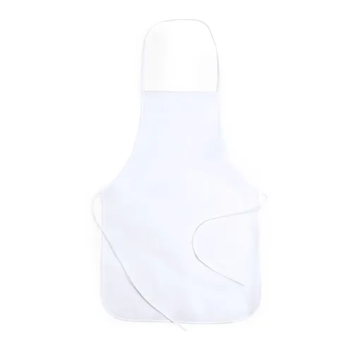 Фартук под сублимацию Salmux, белый, нетканый материал, 95 г/м2