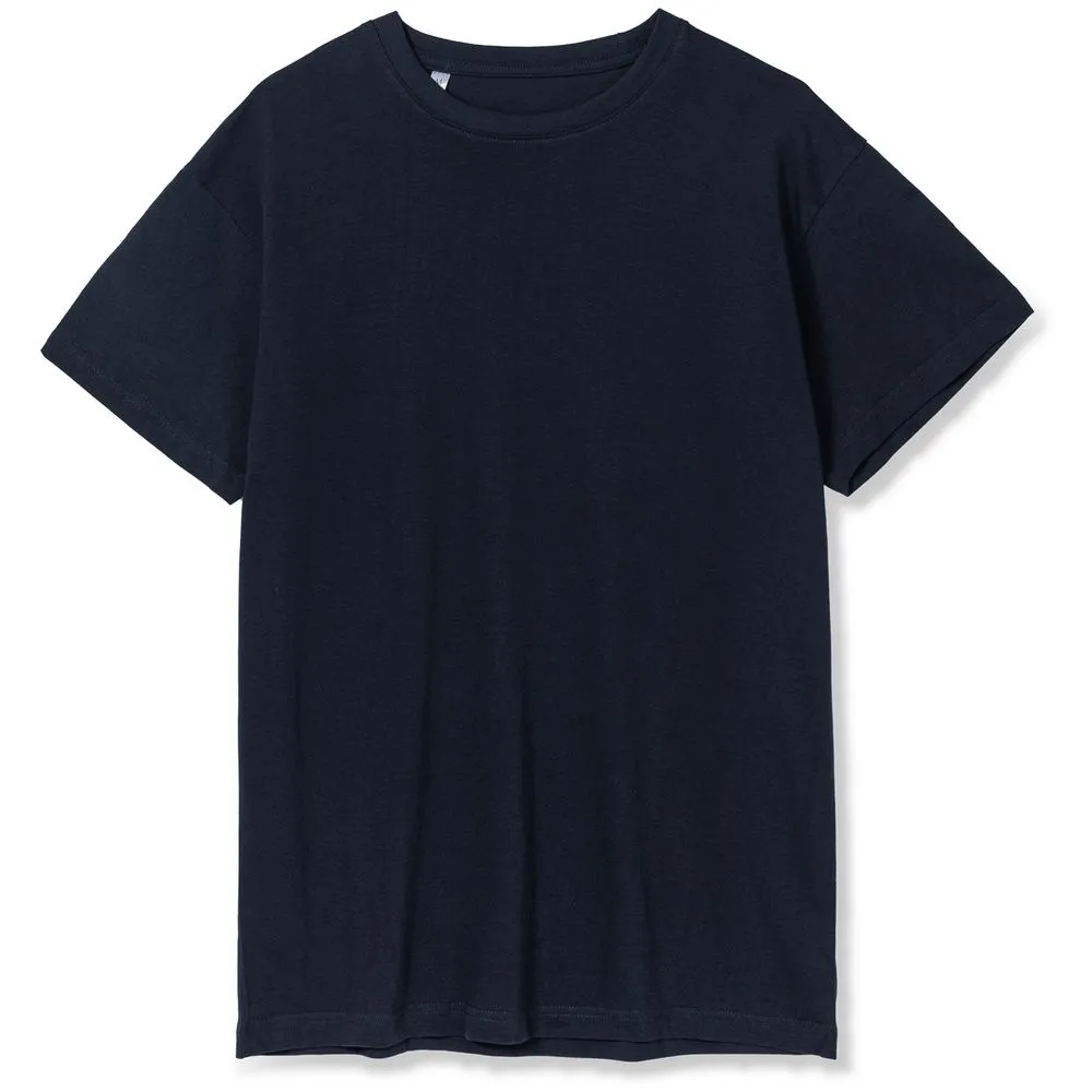 Футболка унисекс T-Bolka 180, темно-синяя (navy), размер 4XL