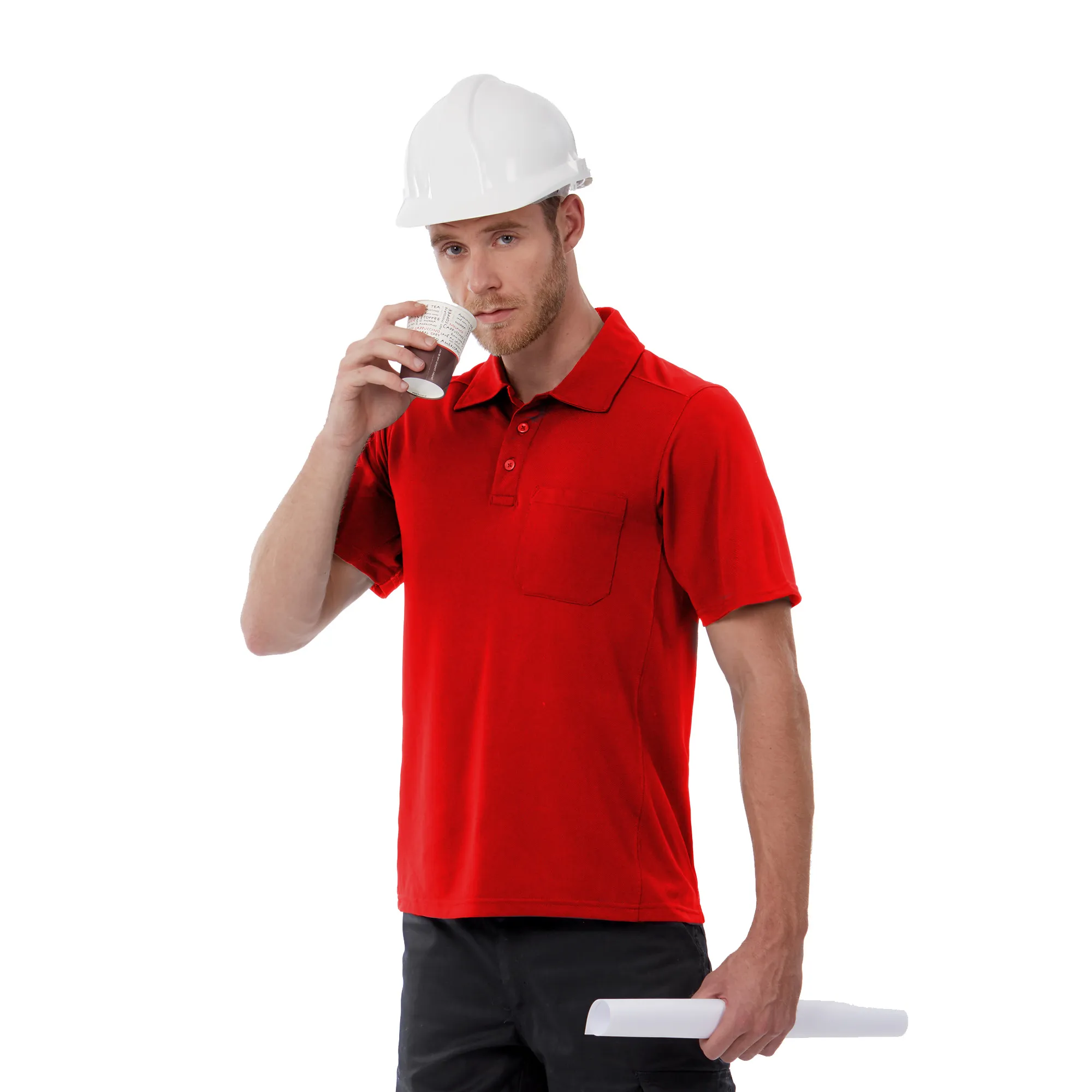 Поло CoolPower PRO Polo красный