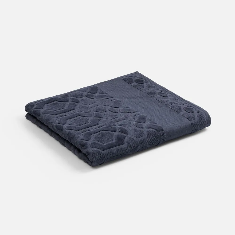 Полотенце Velin, большое, темно-серое