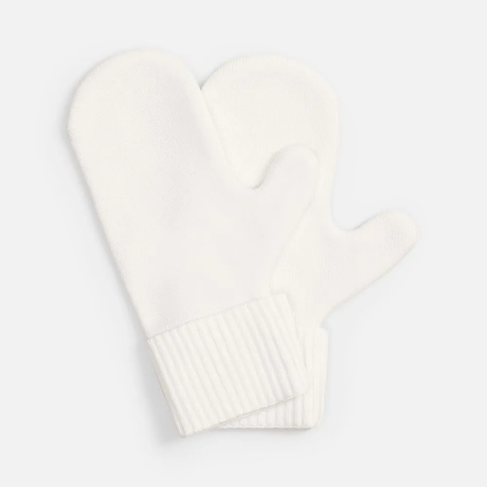 Варежки Yong, белые, размер L/XL