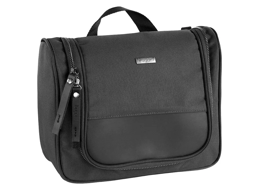 Несессер дорожный BUGATTI ВНЕ ВРЕМЕНИ ДЛЯ МУЖЧИН | CONTRATEMPO MEN, чёрный, нейлон, 26,5х10х20 см, 4 л
