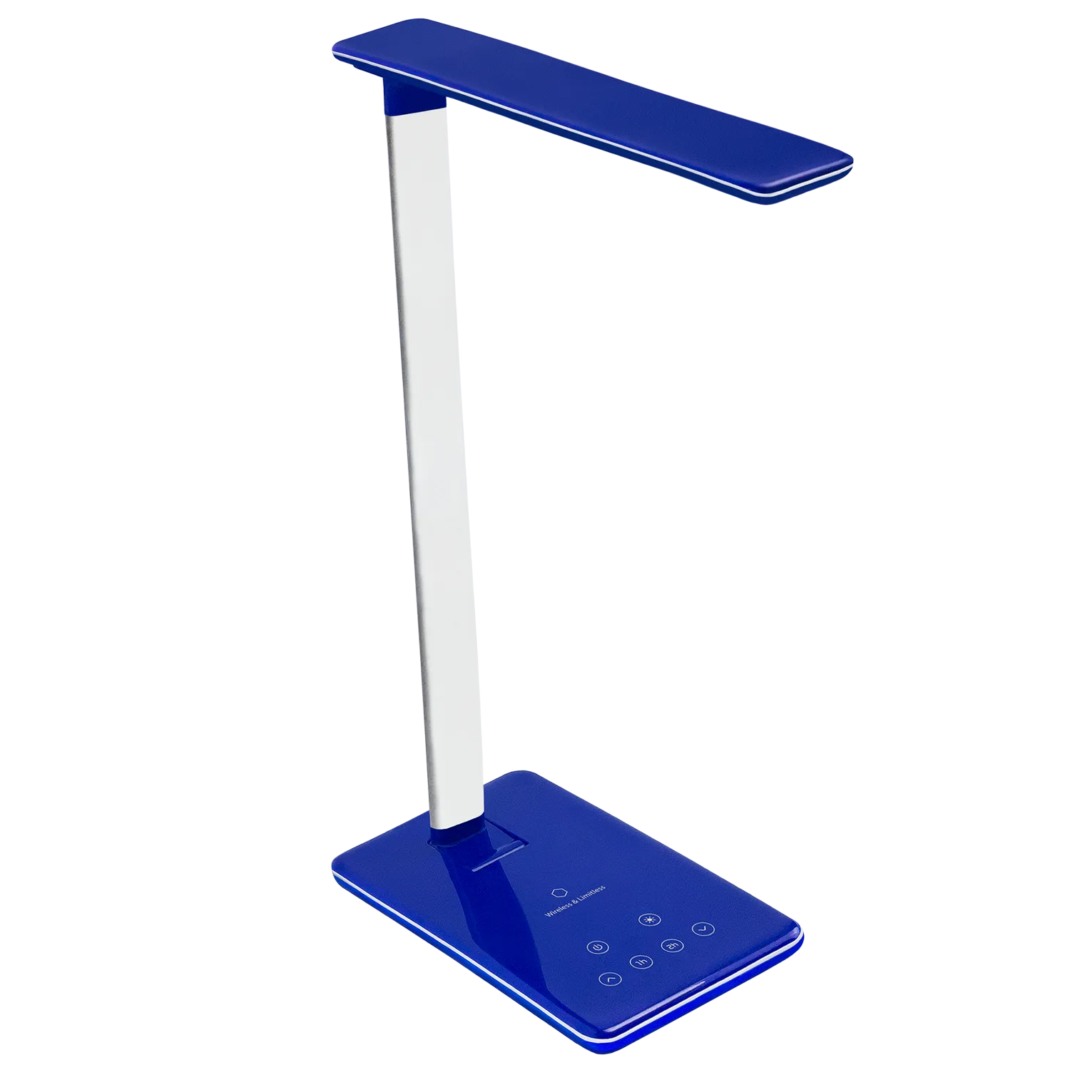 Настольная лампа c беспроводной зарядкой Lumos Ultramarine, синяя