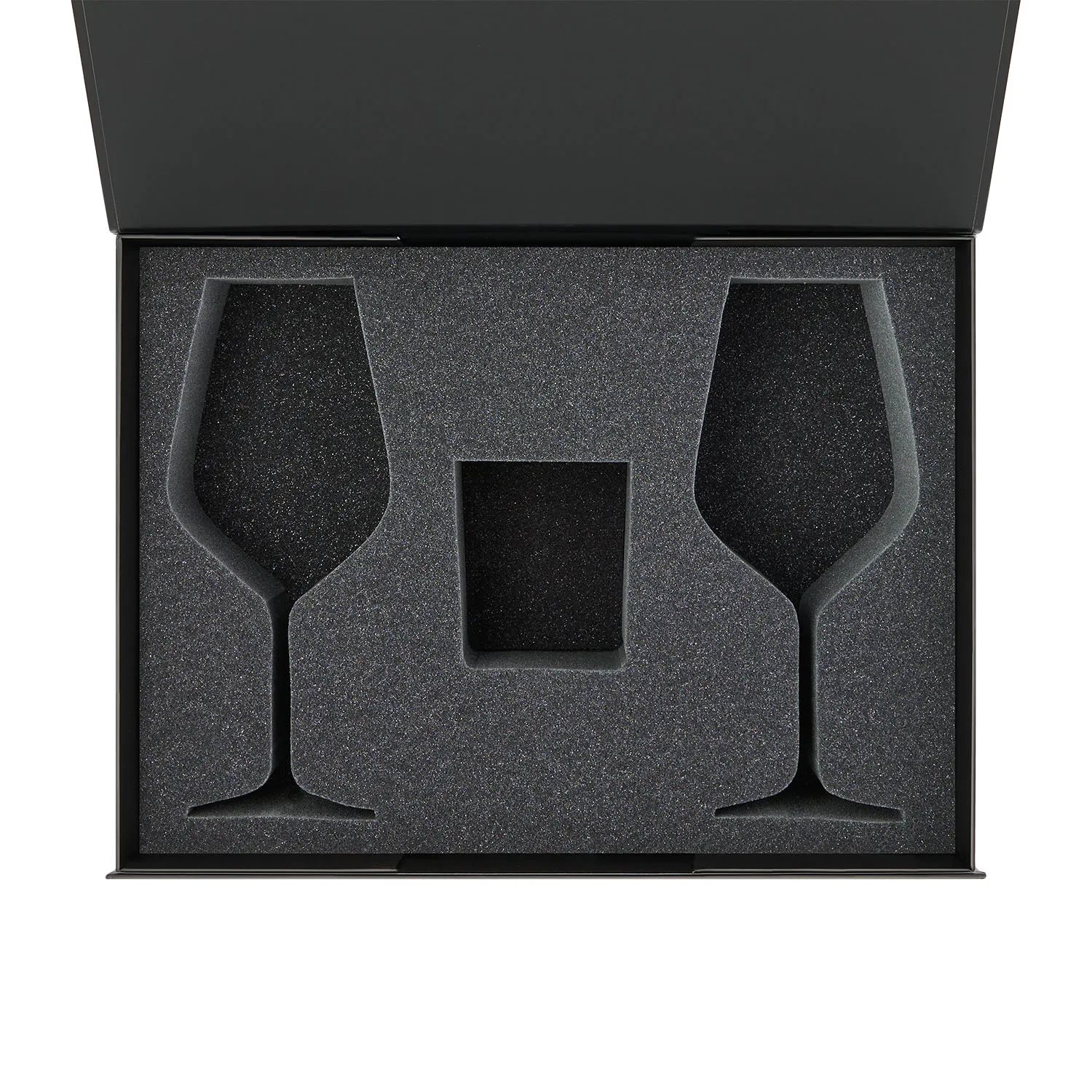 Ложемент под свечу Энигма (Enigma) + 2 бокала для вина в среднюю коробку-трансформер (арт. 695721)