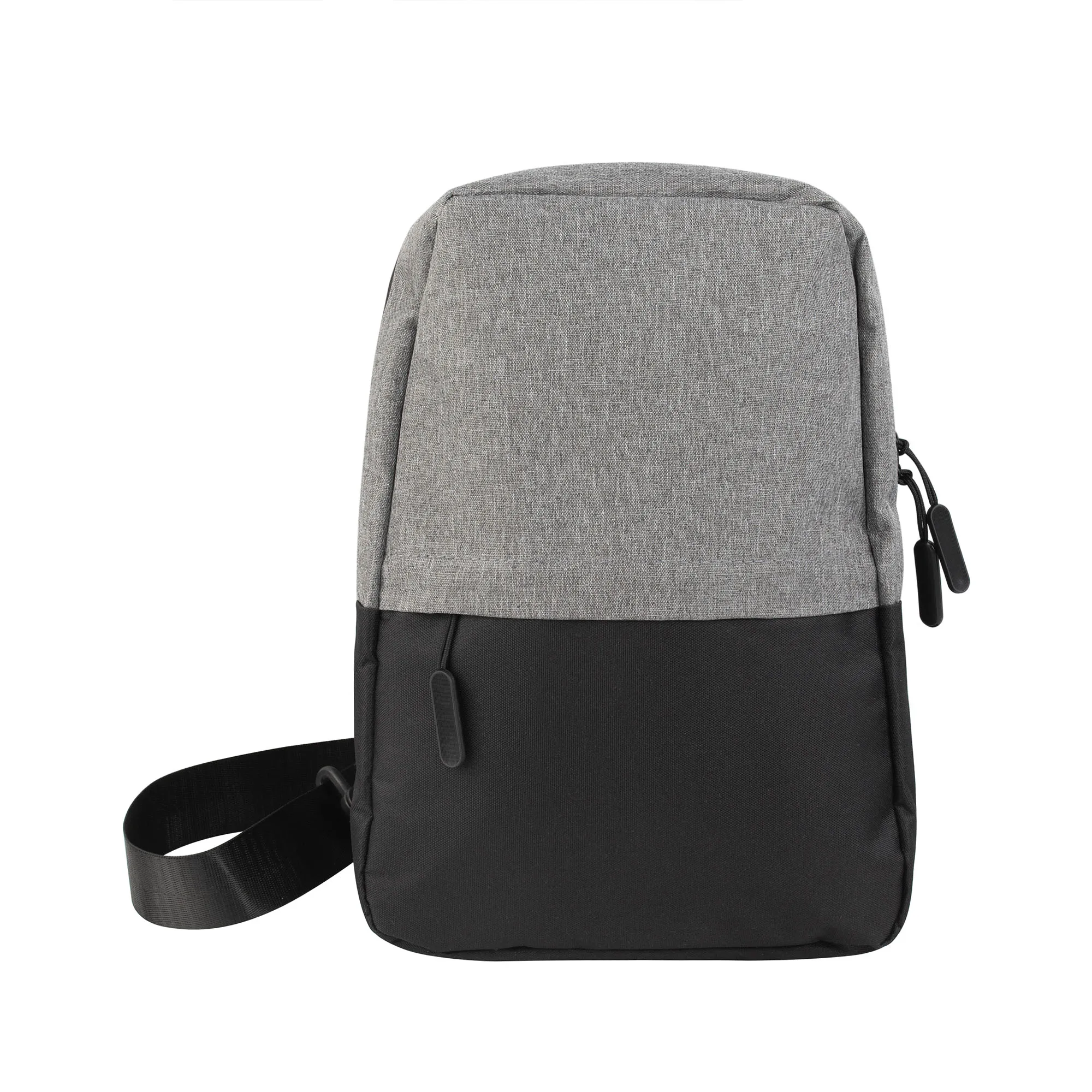 Рюкзак "Single" на одно плечо серый